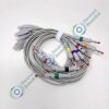 GE 2104724-005, 2104724-001, 2016032-001 GE Compatible ECG Leadwire Set, Gold-plated, Base 10, Banana