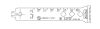 ZIMMER 25090119YV1 BLADE SAW SURGICAL OSCILLATING GTS 90 X 19/25 X 1.19MM STRYKER ( EA 1 )