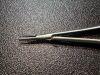 AESCULAP FD048R Micro Needle Holder w/ Catch, STR, Smooth, 7 7/8"