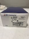 BD Connecta Plus 394910 Stopcock, 4 Way Tap Rotation and White Tape, Bx/50