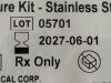 A&E MEDICAL Lot of 4 Packs (2/Pack) Sternum SutureKit  045ooo-121ooo Exp.2027-06  (B41) Sternum Surure Kit