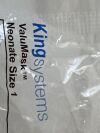 KING SYSTEMS Lot of 3 ValuMask Neonate Size 1  1915oo   Exp.2025-06 to 2025-07  (C9) ValuMask Neonate Size 1
