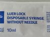 MEDLINE Lot of 2 Disposable Syringe 10mL  SYR110010oo  Exp.2025-10  (M49) Disposable Syringe 10mL