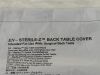 TIDI Sterile-Z Back Table Cover  5575oo   Exp.2025-07  (K21) Sterile-Z Back Table Cover