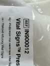 VYAIRE Lot of 5 Vital Signs Pressure Infusor  IN900012  Exp.2025-09  (B18) Vital Signs Pressure Infusor
