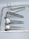 INNOMED 7450-01D Charnley Retractor Set, Square  5 Retractor Blades