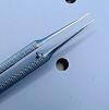 MICRO INSTRUMENTS INC. TF1 14cm Long Tip 0.2mm Straight w Platform Round Handle
