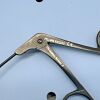 PILLING 509202 Ossoff-Karlan Grasping Forceps 1mm Serrated Curved Right Ebonized