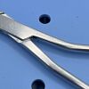  Orthopedic Meniscus Forceps, Slightly Curved Left,  Aggressive Teeth
