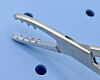  Orthopedic Meniscus Forceps, Slightly Curved Left,  Aggressive Teeth