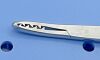  Orthopedic Meniscus Forceps, Slightly Curved Left,  Aggressive Teeth