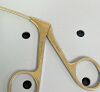 JARIT 460-237 Jako Micro Forceps, Angled to Right, 2.5mm, 9 1/2"
