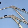V. MUELLER NL3785-025 NL378024    Surgical ENT Rhoton Forceps Curved