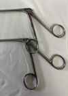 PILLING 50-5144 ENT 4mm Sam Roberts Biopsy Cup Straight Forceps + 1 Angled Up