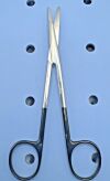 SYMMETRY 80-3314 Metzenbaum Razor Edge w/o Serrations, Black Handle, 5.75"
