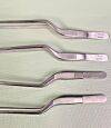 V. MUELLER AU6130 Gruenwald Ear Forceps, 3/8", Bayonet Shaped,