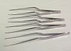 V. MUELLER AU6130 Gruenwald Ear Forceps, 3/8", Bayonet Shaped,
