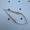 STORZ E3885WL E3885 WL Micro Needle Holder 6mm Curved Delicate Jaws, 5"  Lock