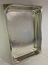 Stainless Steel Tray with Holes 18" x 12.5" x3" Surgical Cases