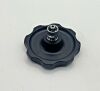  Male Luer Lock Stock/Stop  Black Knob