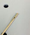 JARIT 460-235 Jako Micro Forceps, Straight, 2.5mm, 9 1/2"