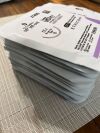 ETHICON J740D 0 Coated Vicryl, Lot of 14 Packets Sutures