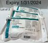 COVIDIEN UNVCA11STF VersaOne Universal LOT OF 3, exp 1/31/2024