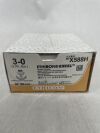 ETHICON X588H ETHIBOND EXCEL Polyester Suture, Taper Point, Non-Absorbable, BB 17mm / BB 3/8 Circle, Green Braided 30" = 75cm, Size: 3-0