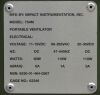 IMPACT INSTRUMENTATION Impact Eagle Uni-Vent 754M Portable Self-Contained Ventilator System W/ Case - 204477 Ventilator