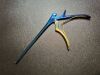 V. MUELLER NL4273-84 Chroma-Line Blue Kerrison Rongeur, 40°, 4mm, 8"
