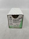 ETHICON 1864G ETHILON Nylon Suture, Precision Cosmetic - Conventional Cutting PRIME, Non-Absorbable, PC-3 16mm 3/8 Circle, Black Monofilament