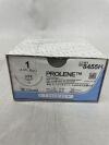 ETHICON 8455H Prolene Non-Absorbable Monofilament Polypropylene Suture, Size 1, 30 in. Length, CTX Needle