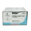 ETHICON REF C021D PERMA-HAND SILK BLACK BRAIDED, 18", 10/BOX, EXP 2028/10