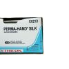 ETHICON REF C021D PERMA-HAND SILK BLACK BRAIDED, 18", 10/BOX, EXP 2028/10