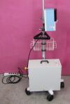 VAPM Precision Flow Plus Respiratory Humidifier Cart Stand & Q50 Compressor Ventilator