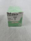 ETHICON 9000G Ethilon Non-Absorbable Monofilament Nylon Suture, Size 10-0, 6 in. Length, CS160-6 Needle