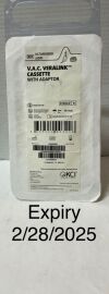 KCI ULTLNK0500 V.A.C. VERALINK CASSETTE WITH ADAPTOR, EXP 2025/2/28
