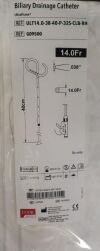COOK G09500  Multipurpose Drainage Catheter, 14 Fr, 40 cm Length, Biliary, Locking Loop, Biliary Drainage Catheter (X)