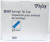 BD 305819 LUER-LOCK STERILE SYRINGE TIP CAP (BOX/200) 2028/07/31