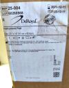 DEROYAL 25-004 Magnetic Instrument Pad 20” x 16” (51cmx40.6cm) w/ Transfer Zone (CASE/20) 2028/12/11