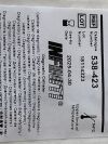 CORDIS Lot of 4 Infiniti JR5  538oo-423oo   Exp.2025-04  (X1) Infiniti JR5
