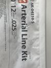 TELEFLEX Arterial Line Kit  AK-04510-S   Exp.2027-02  (H27) Arterial Line Kit