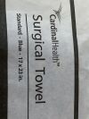 CARDINAL HEALTH Lot of 2 Packs (4/Packs) Surgical Towel  28700-004   Exp.2029-05 to 2029-06  (H27) Surgical Towel