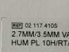 SYNTHES 2.7MM/3.5MM VA-LCP MEDL  DSTL  02.117.410S   Exp.2025-03  (H33) 2.7MM/3.5MM VA-LCP MEDL DSTL