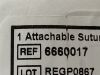 BARD Lot of 4 Attachable Suture Wing  6660017   Exp.2025-01  (H46) Attachable Suture Wing