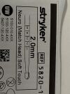STRYKER Neuro Drill (Match Head), Soft Touch 2.0mm  5820-107-020   Exp.2026-02  (H53) 2.0mm Neuro (Match Head) Soft Touch