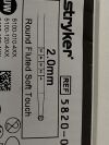 STRYKER 2.0mm Round Fluted Soft Touch  5820-010-120   Exp.2027-10  (H53) 2.0mm Round Fluted Soft Touch