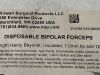KIRWAN SURGICAL Disposable Bipolar Forceps  19-1250C   Exp.2025-09  (H55) Disposable Bipolar Forceps