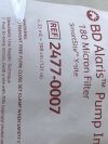 BD Lot of 3 Pump Infusion Blood Set  2477-0007   Exp.2027-2028  (AA25/H34) Pump Infusion Blood Set