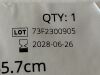 TELEFLEX Taut Cholangiogram Catheter: 1.5mm x 2.5mm x 45.7cm  20018-010   Exp.2028-06  (H56) Taut
